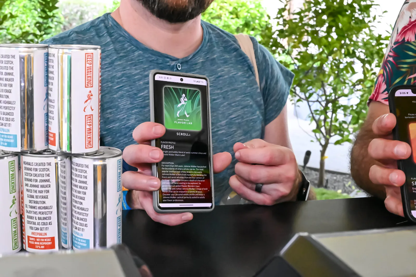 Guests showing House of Walker digital collectibles on their phones