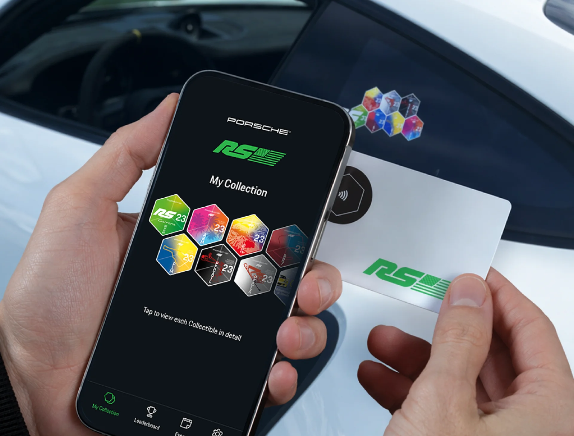 Porsche digital and physical collectible pairing