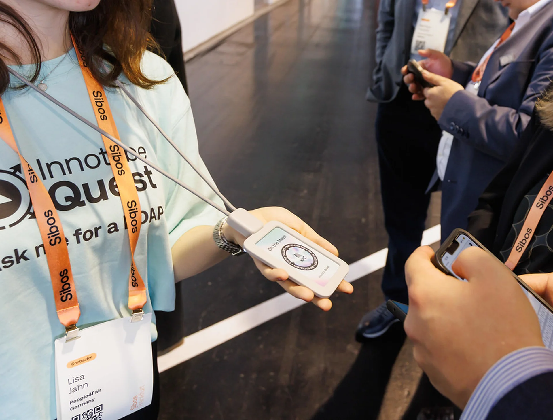 Innotribe Quest visual from Sibos conference activation